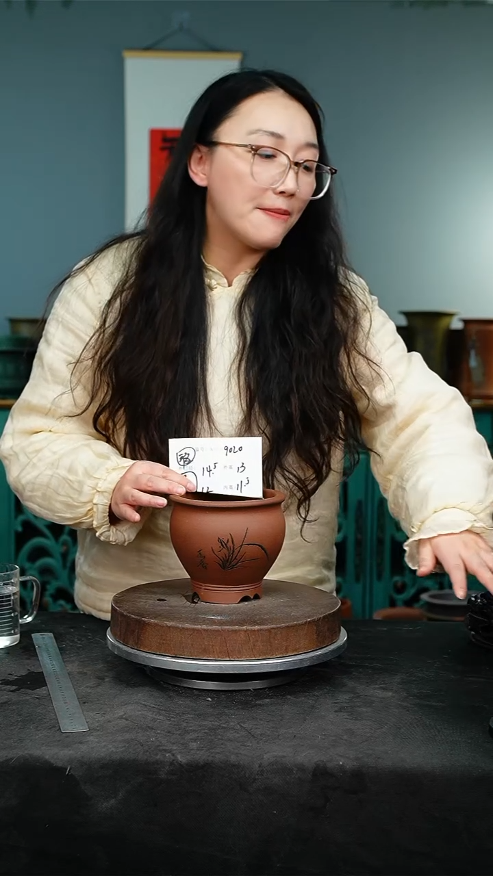 紫砂花盆9020瑕疵紫砂花盆