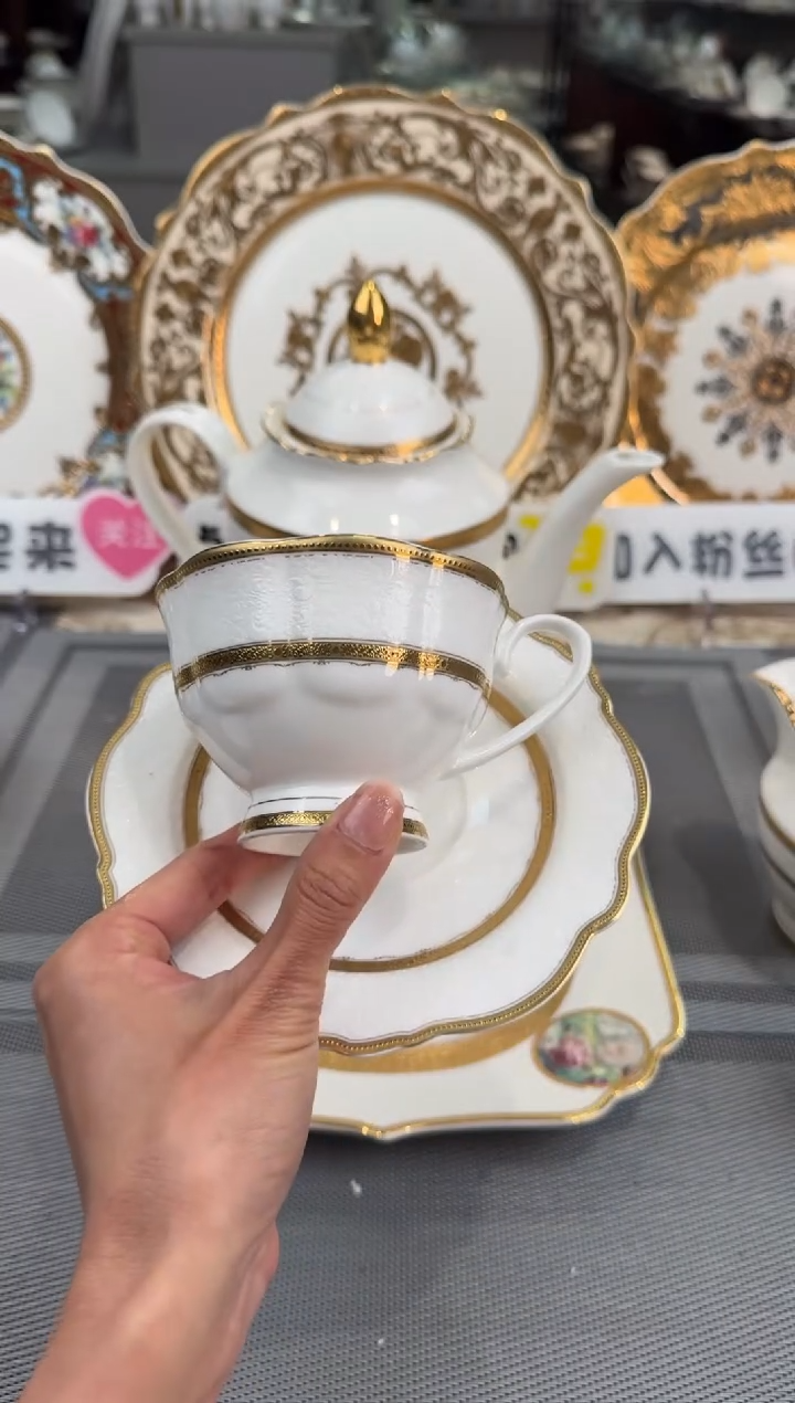 【闪购商品】瓷片杯碟 3套（套装福利