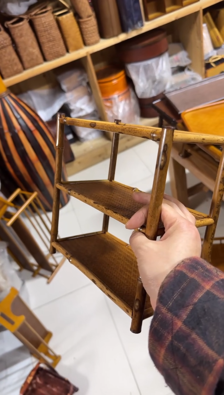 【闪购商品】梅鹿竹三层小架子闪购商品特价