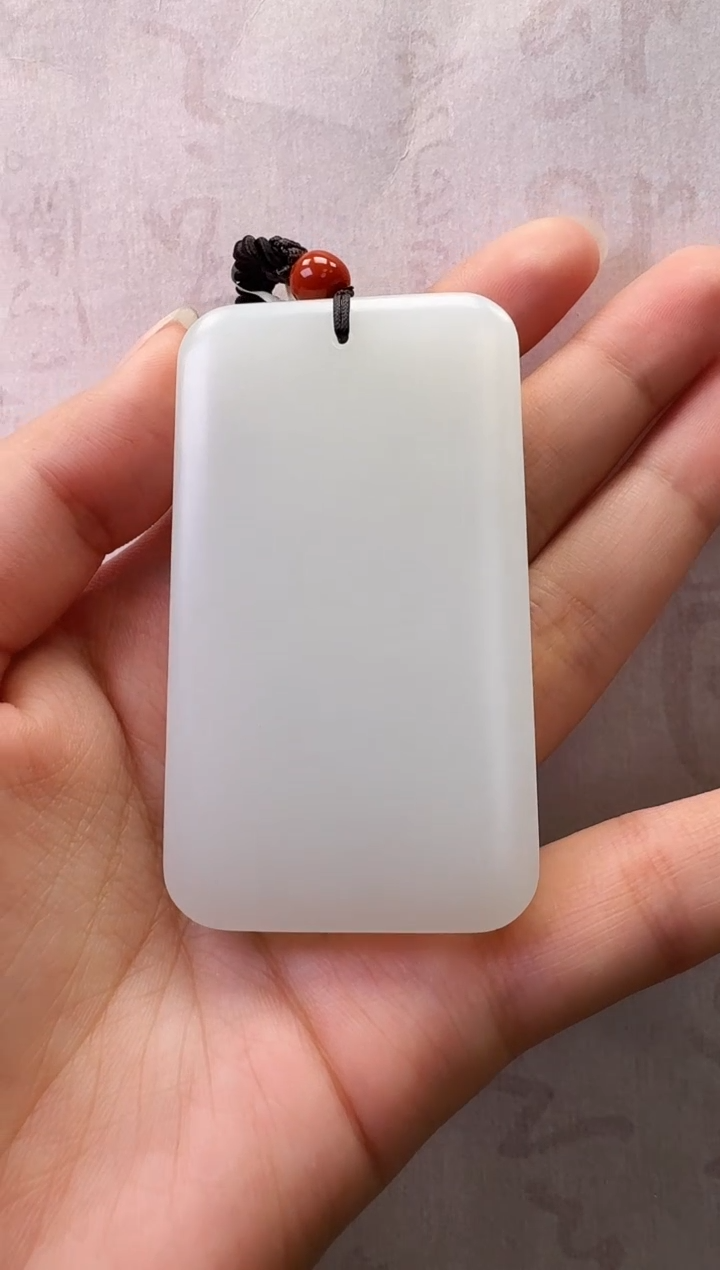 【闪购商品】和田玉吊坠未镶嵌无事牌