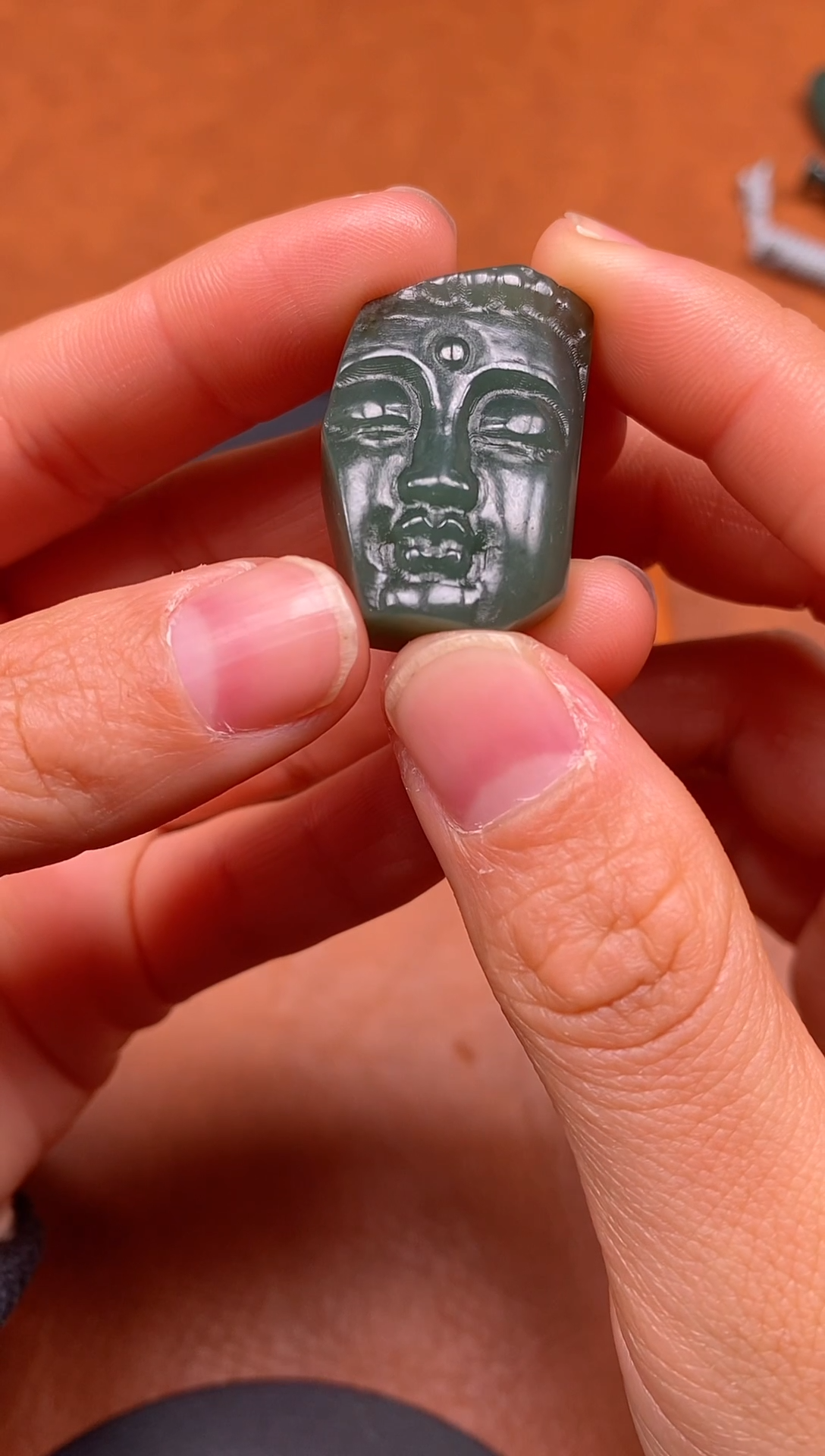 颈饰未镶嵌和田玉弥勒佛