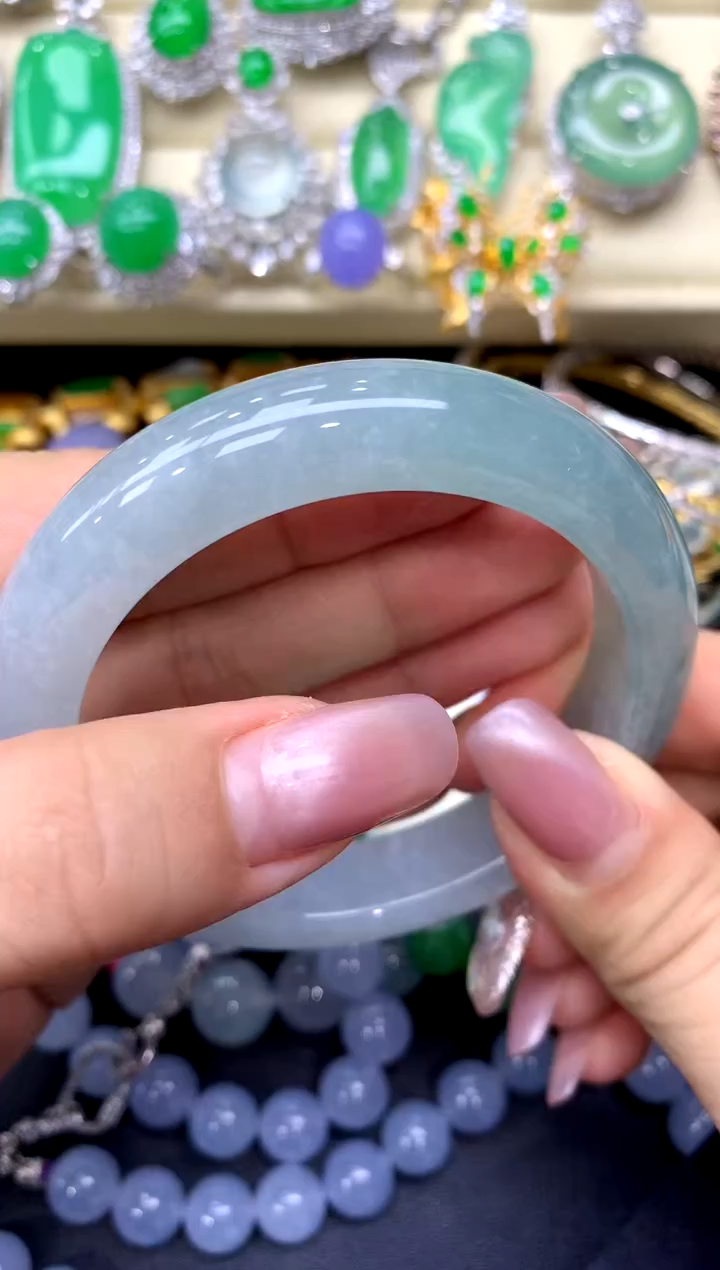 未镶嵌手镯翡翠254-中国好珍宝