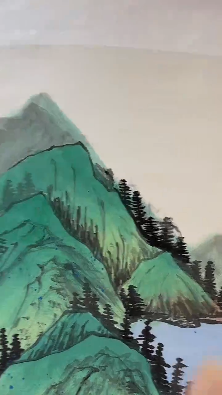 国画王炳杰手绘绘画作品5-14