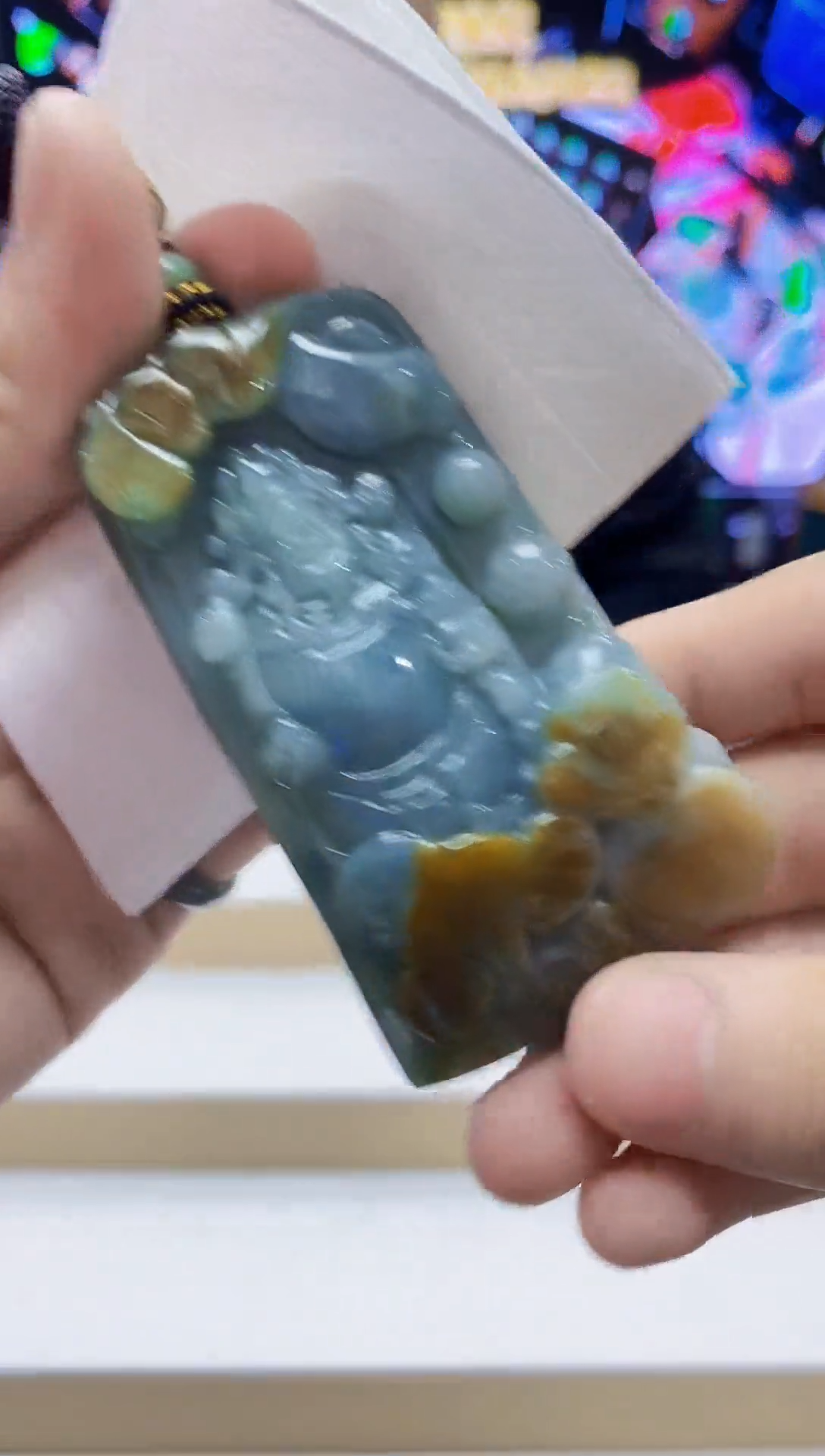 未镶嵌定制翡翠-毛货挂件7