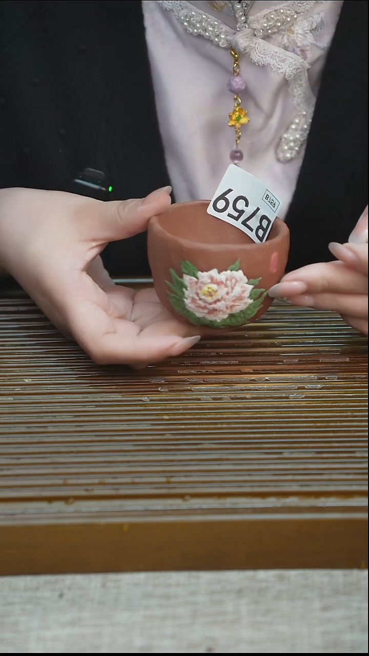 纯手工粗陶茶具每一只不一样