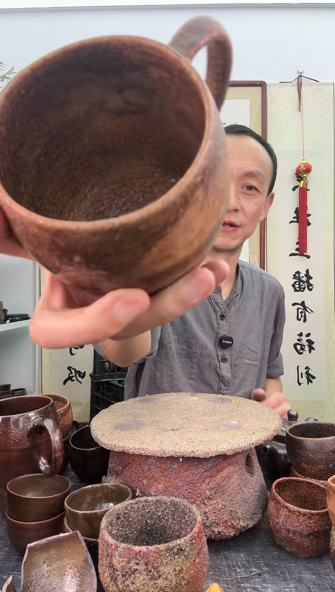 【闪购商品】瑕疵红色马克杯350毫升