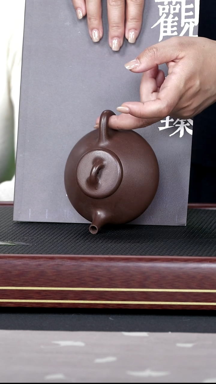 茶壶紫砂紫砂32 观紫藏臻 士恒石瓢 天星泥