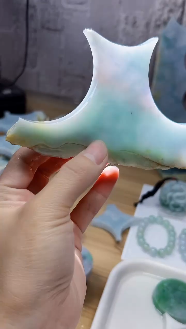 裸石翡翠天然翡翠A货石 南 446