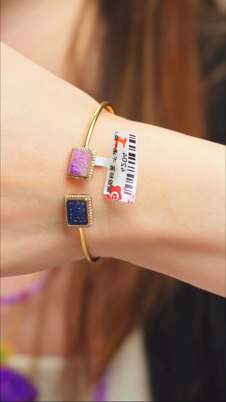 苏纪石（舒俱来）18K金镶嵌项链52