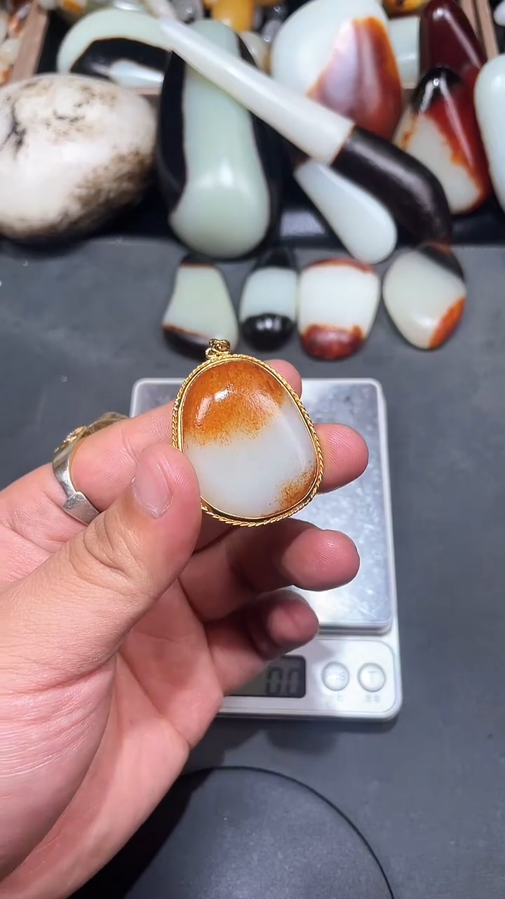 【闪购商品】和田玉挂件未镶嵌YL-LL-2.7-60多样性发货