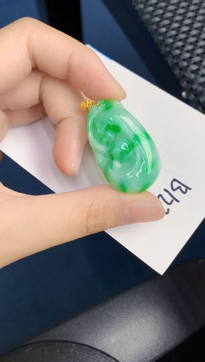 【闪购商品】翡翠18K金镶嵌颈饰000000000