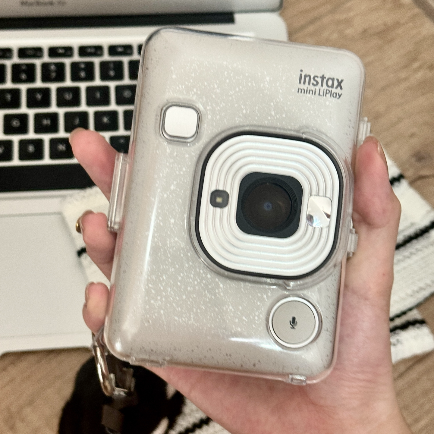 Liplay透明保护壳拍立得硬壳instax水晶壳mini相机外壳壳子