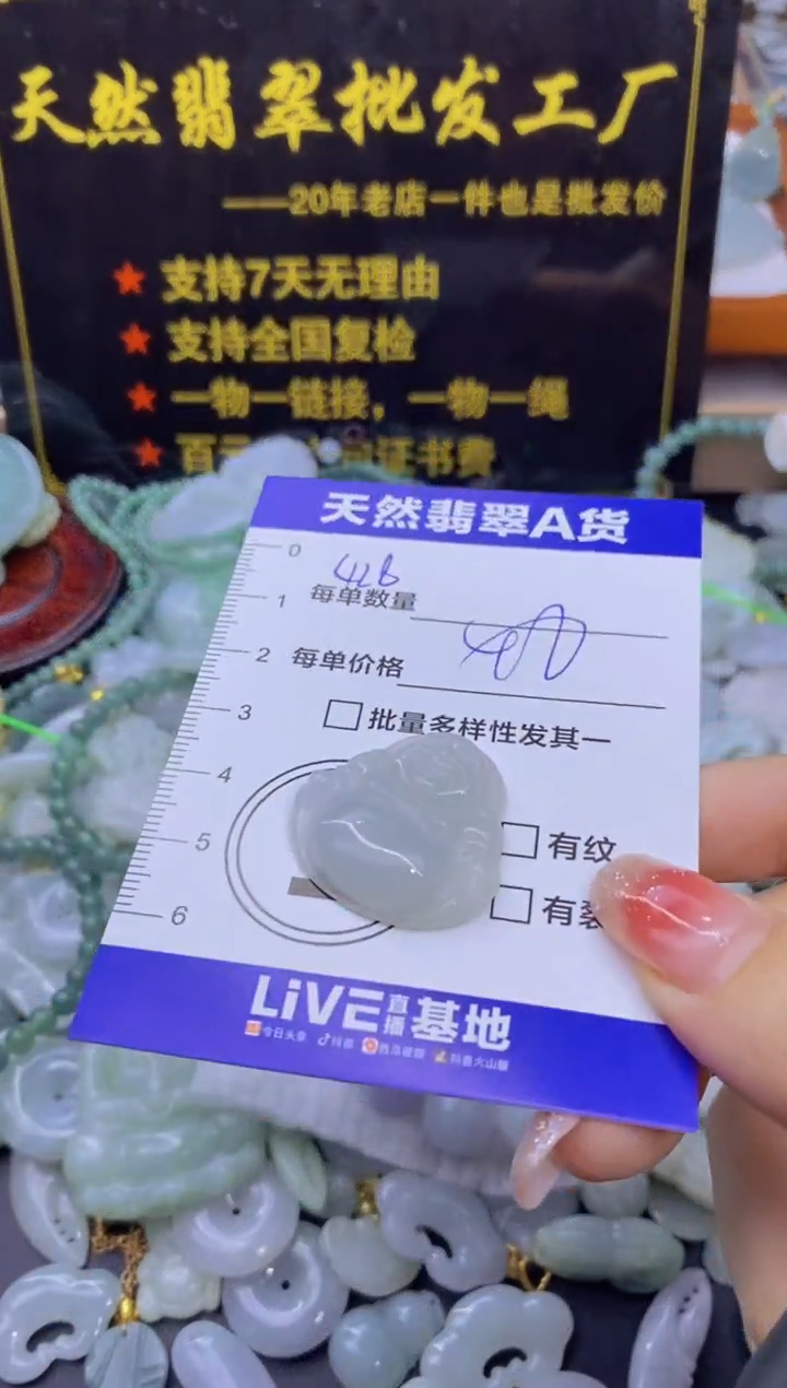 颈饰未镶嵌翡翠天然翡翠A货批量多样性发一件
