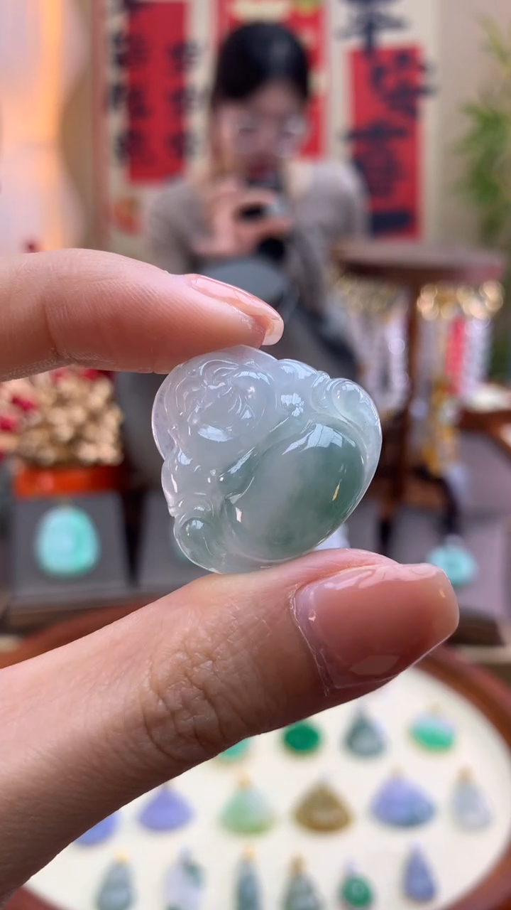 【闪购商品】翡翠颈饰未镶嵌佛公