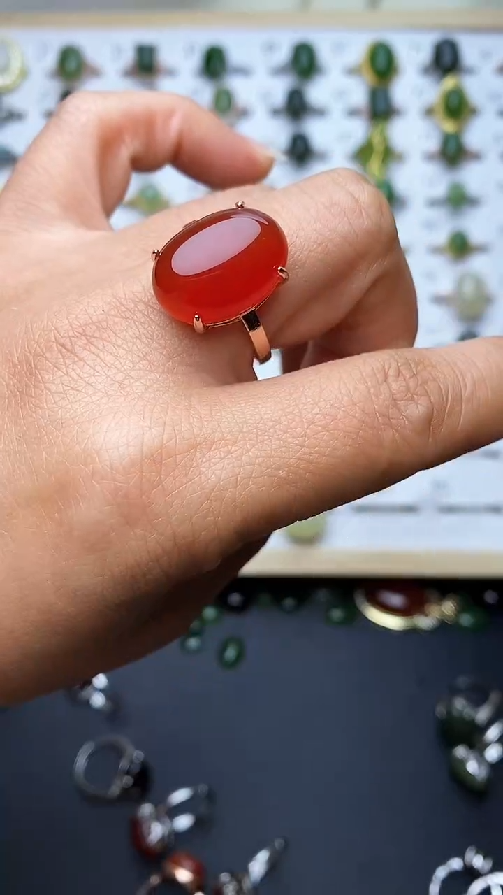 【闪购商品】南红玛瑙戒指未镶嵌1
