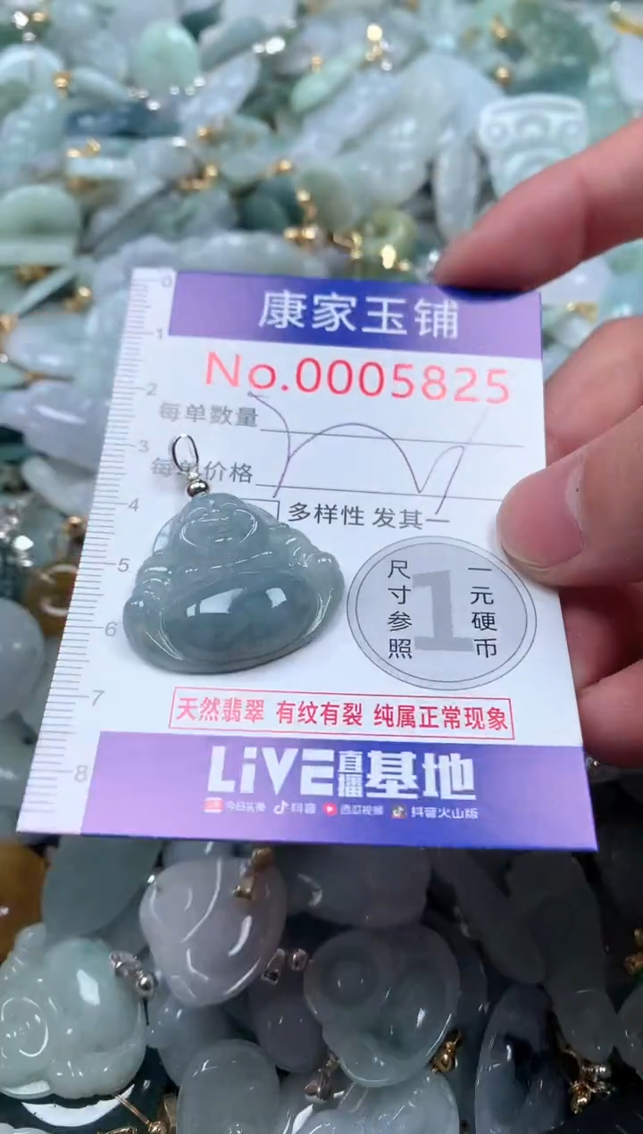 【闪购商品】翡翠吊坠(不含链)未镶嵌5825