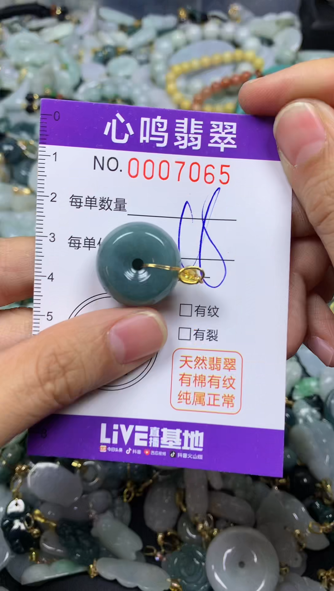 【闪购商品】翡翠颈饰未镶嵌闪购007065