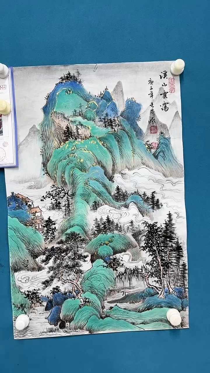 【闪购商品】国画2.22-甄选-王夫怀-四尺三开-74