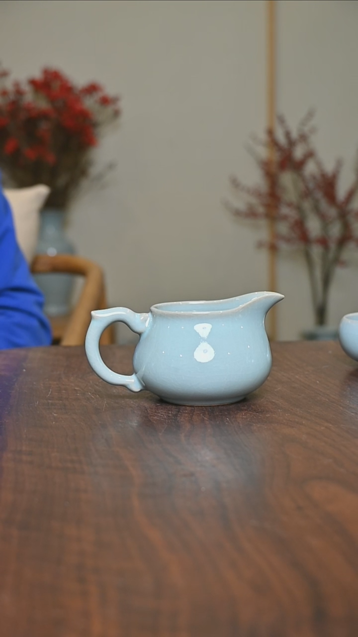 【闪购商品】其他新款公道杯 天青釉 朱家款