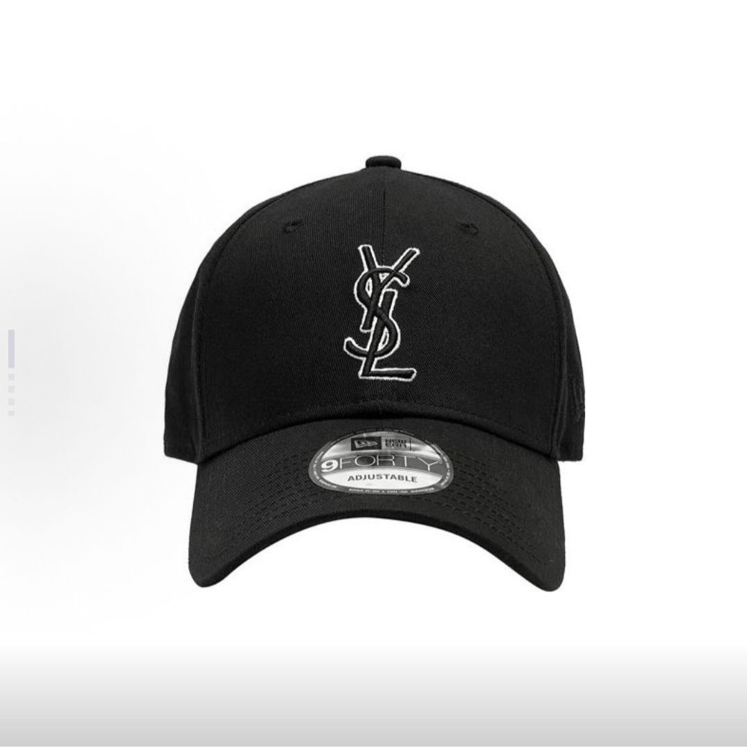 未使用 YSL/圣罗兰 徽标图案时尚休闲 棉 鸭舌帽 男女同款