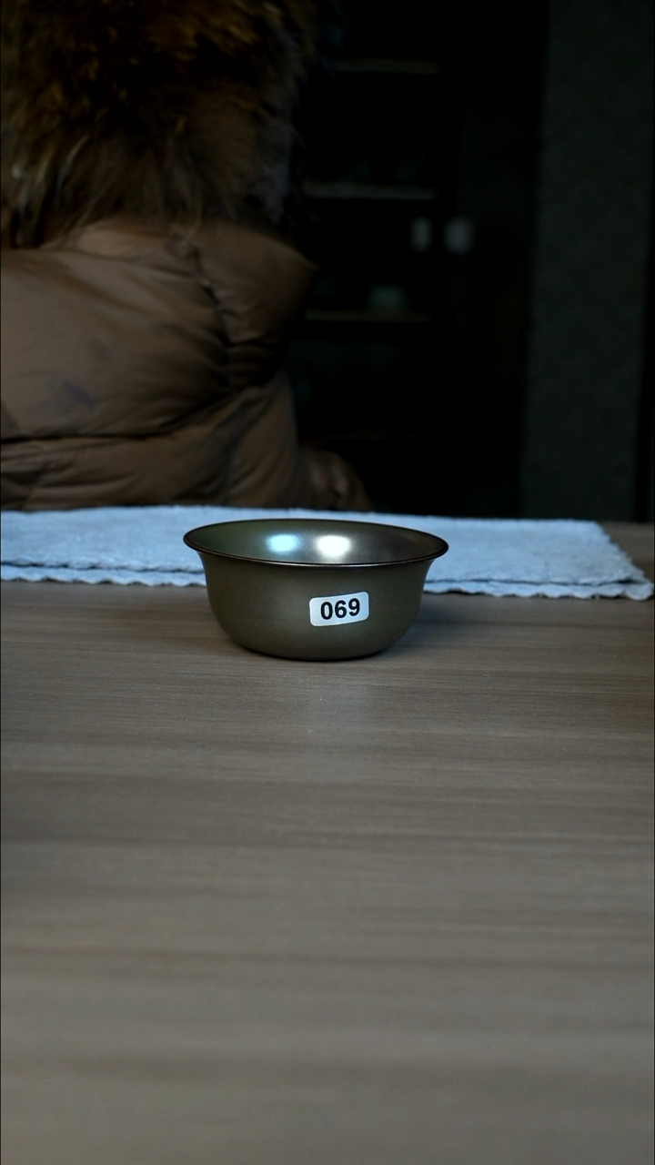 【闪购商品】杯069号茶叶末黑金鸡缸杯