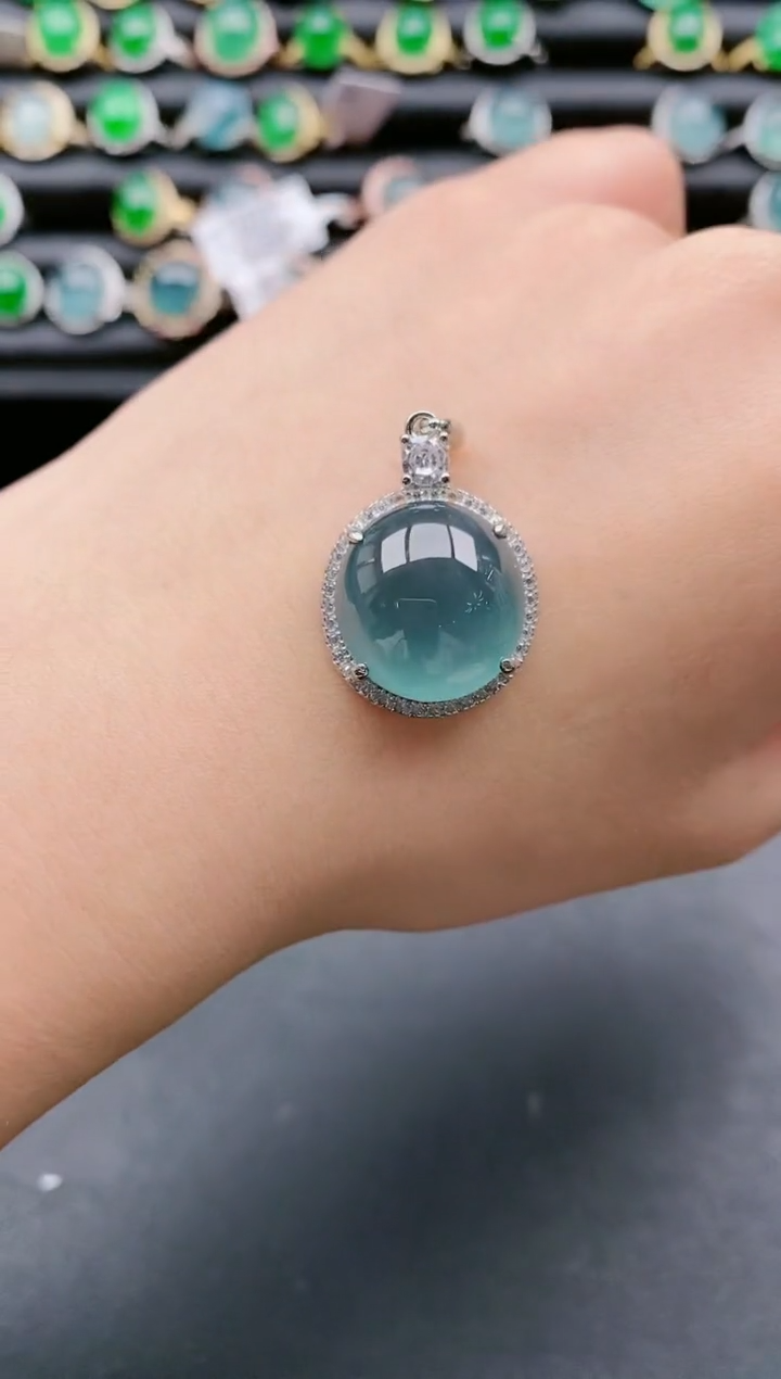 【闪购商品】翡翠戒指银S925镶嵌1111111111