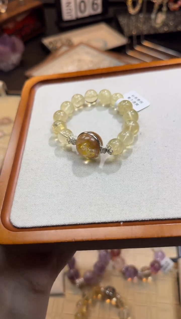 水晶手链未镶嵌风*天然水晶 多样性发货其一