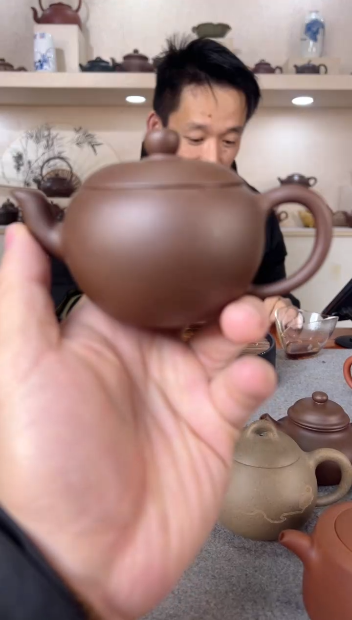 【闪购商品】紫砂茶壶圆意 紫泥 半手工