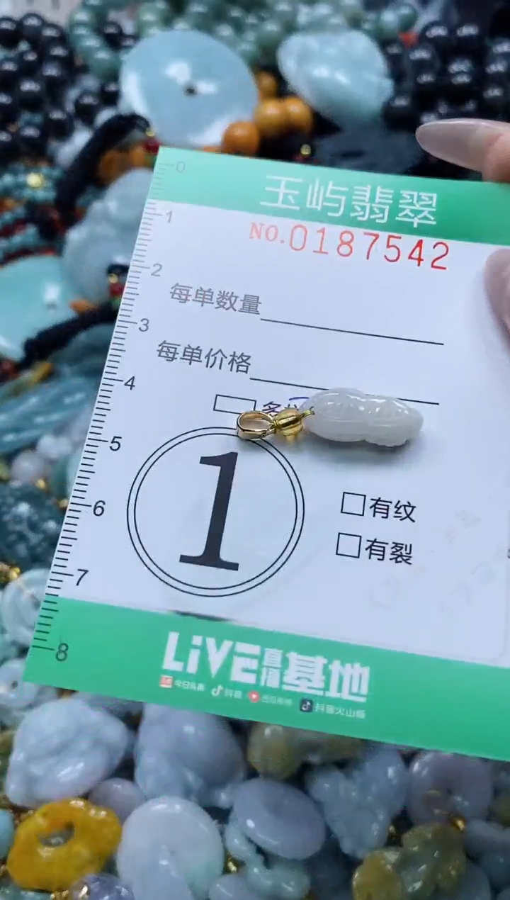 翡翠未镶嵌颈饰闪购0187542