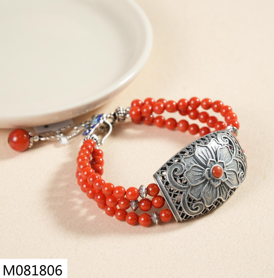 【老掌柜讲珠宝】南红手牌 M081806