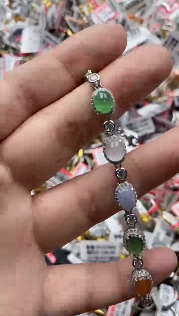 【闪购商品】翡翠戒指银S925镶嵌44444---4