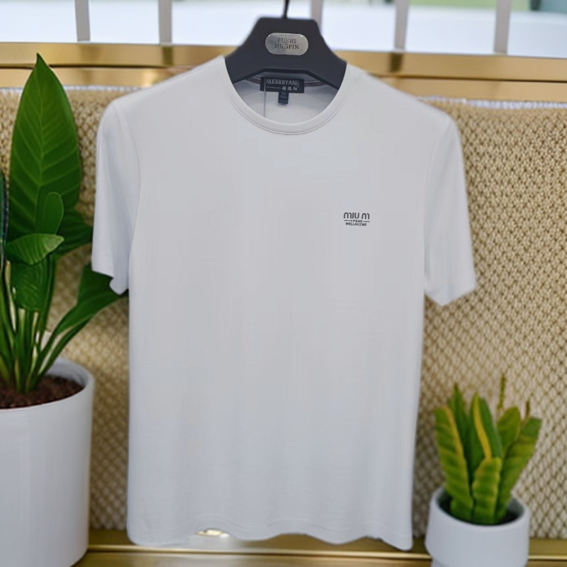 【5819】高支锦氨品质商务男士无痕圆领