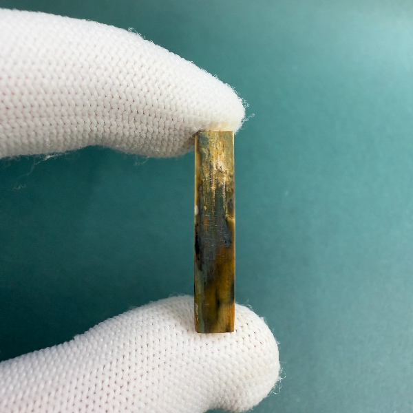 M1271天然猛犸牙一字三通 支持鉴定 假一罚四