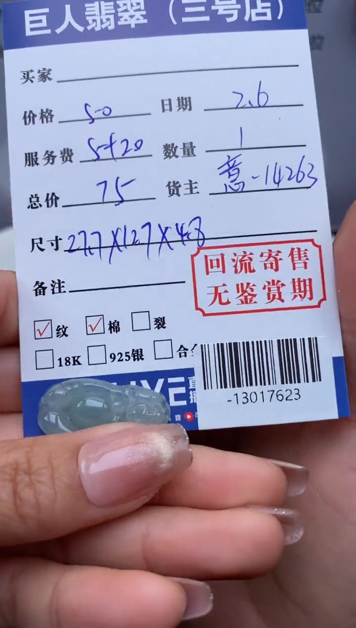 【闪购商品】翡翠颈饰未镶嵌多人-13017623