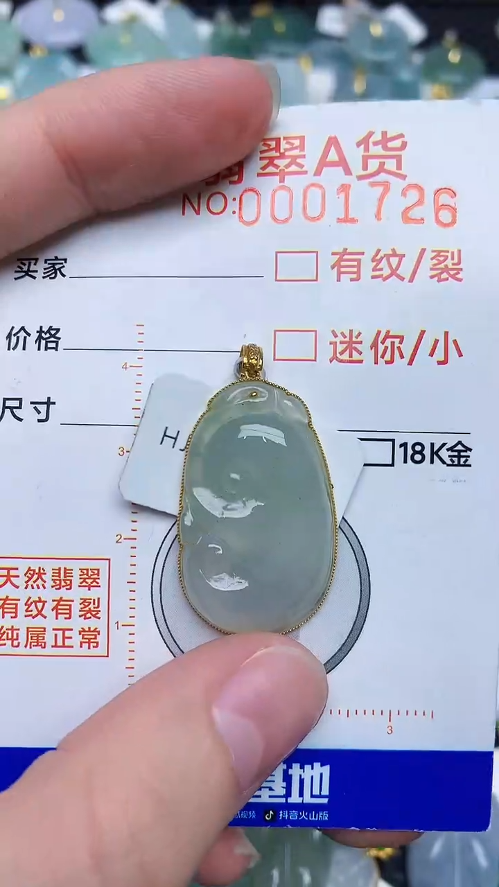 【闪购商品】翡翠颈饰18K金镶嵌45345345345