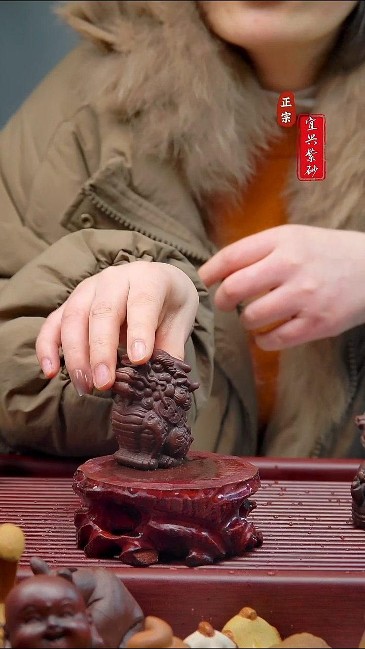 紫砂茶宠宜兴紫砂茶宠摆件