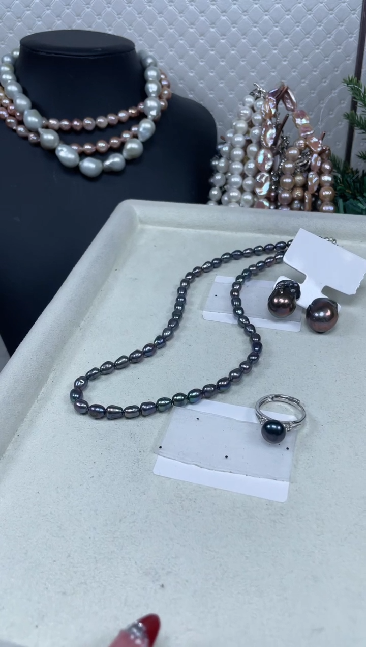 【闪购商品】淡水珍珠套链未镶嵌【纯恬珍珠】