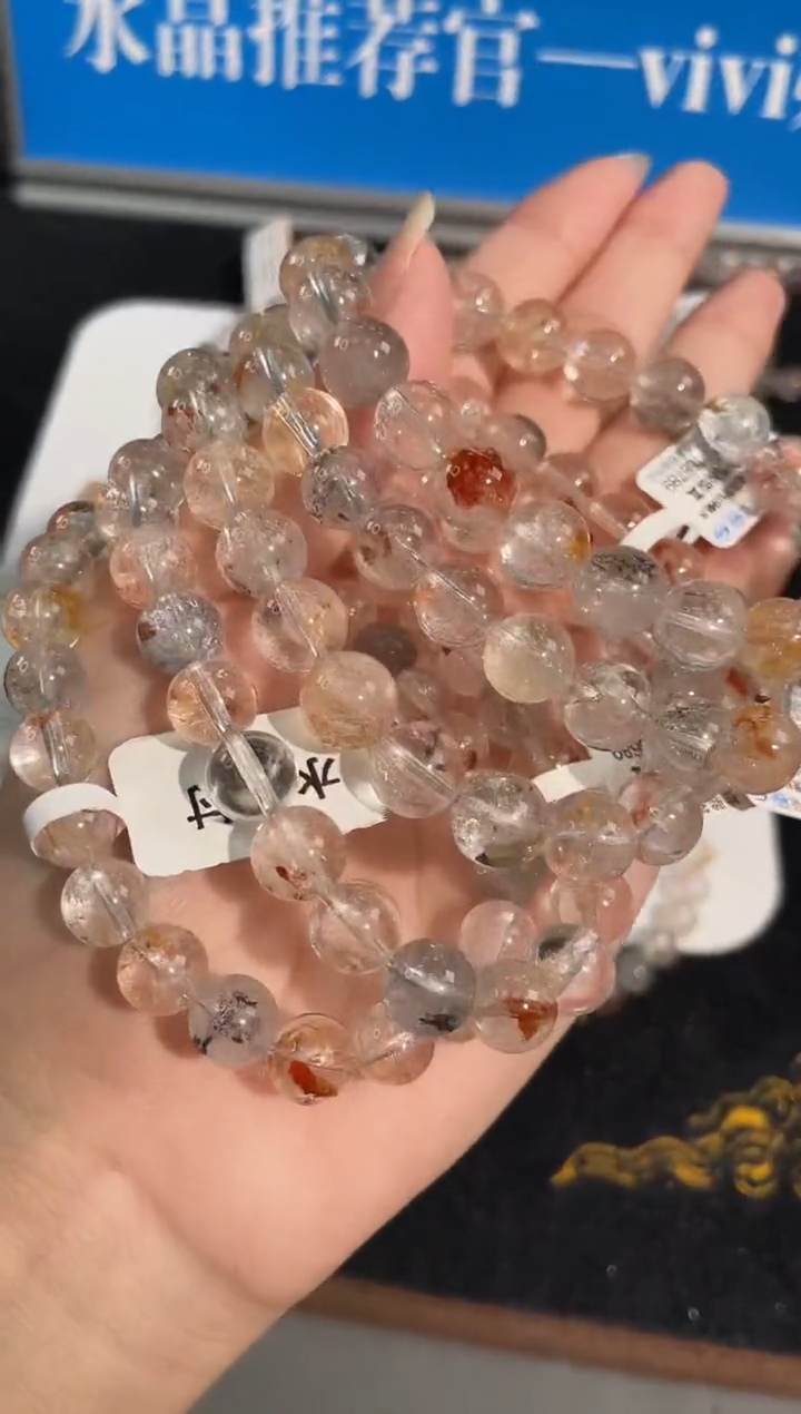 未镶嵌手链水晶3号骸骨胶花闪灵单圈8mm