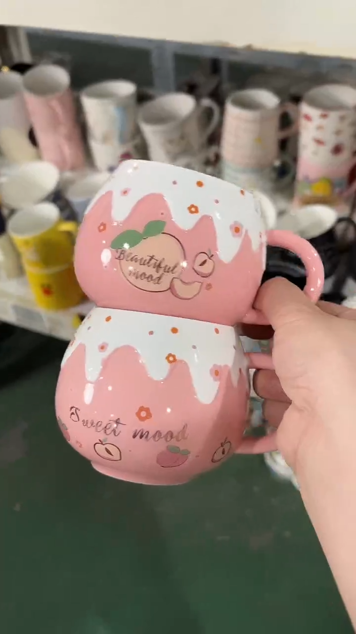 家湖高温陶瓷杯 微瑕