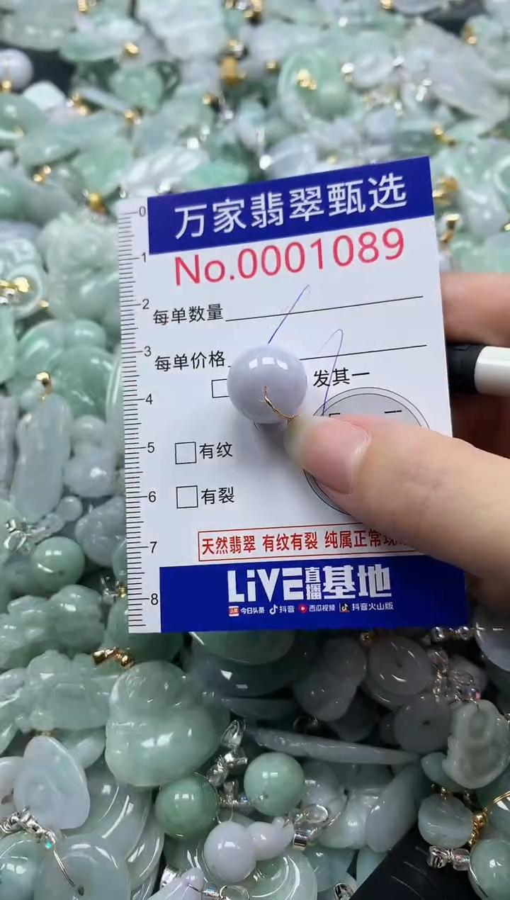 吊坠(不含链)未镶嵌翡翠1089