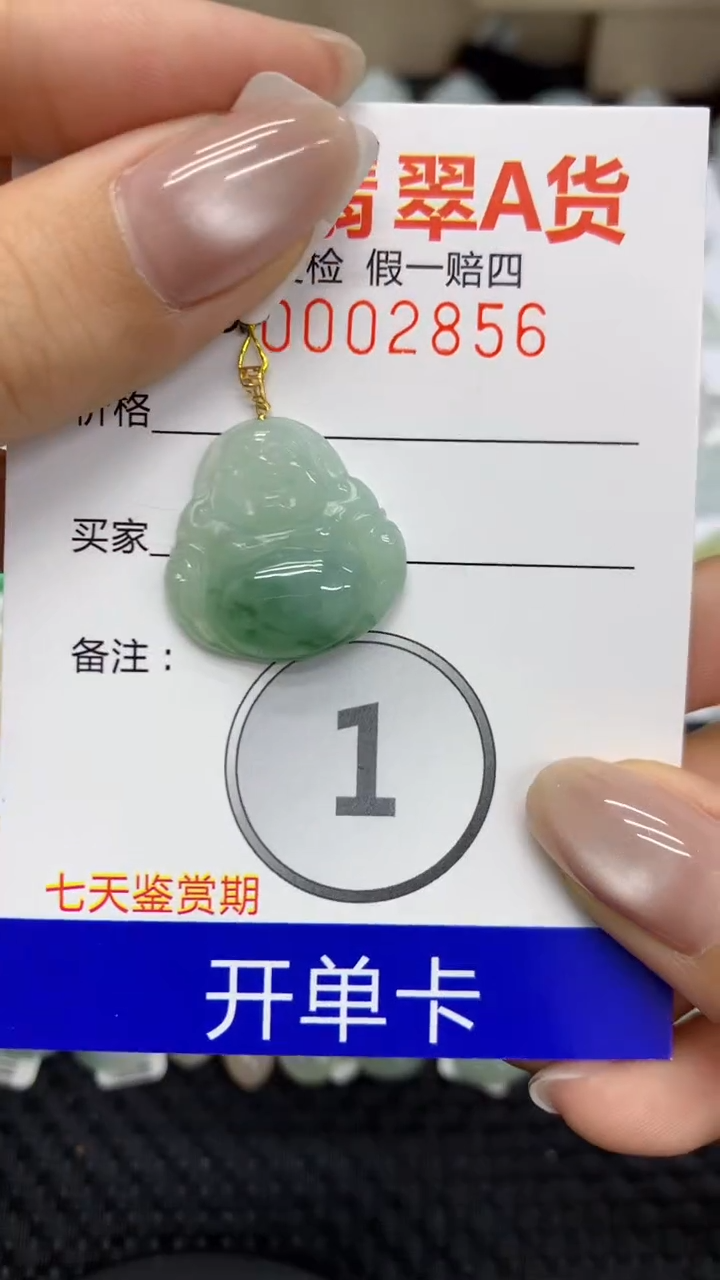 【闪购商品】翡翠颈饰18K金镶嵌11111111111