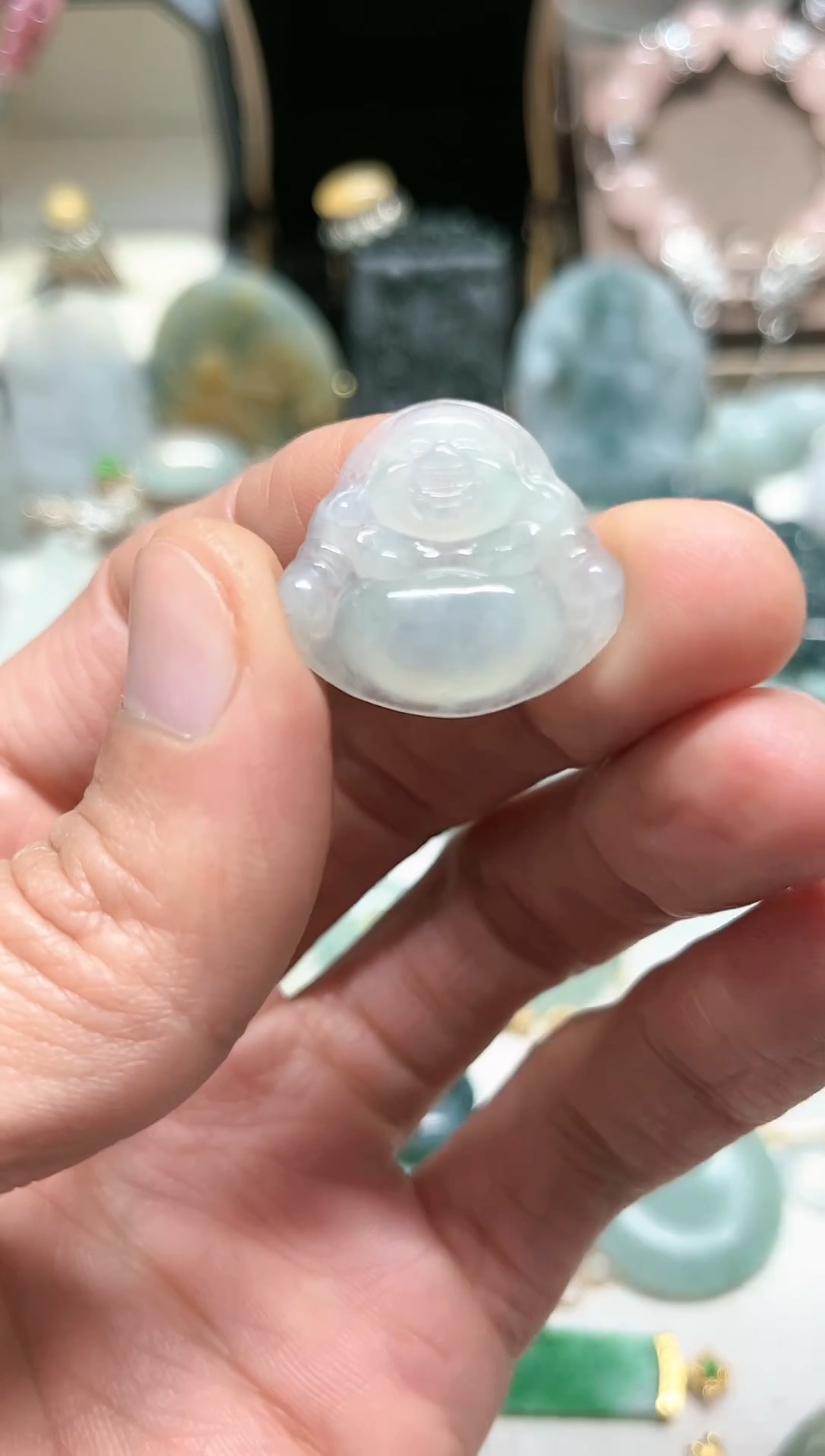 【闪购商品】翡翠颈饰未镶嵌天然缅甸A货翡翠吊坠