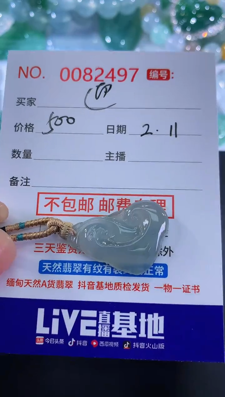 【闪购商品】翡翠颈饰未镶嵌迎