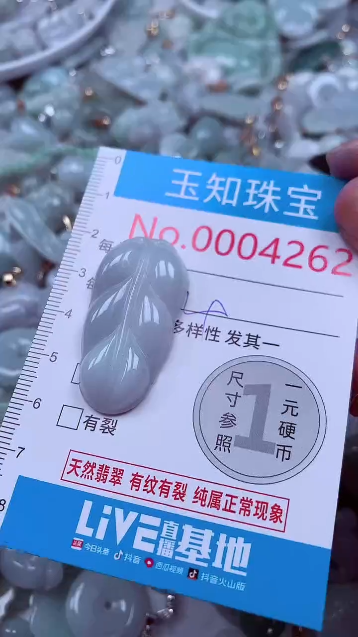 吊坠(不含链)未镶嵌翡翠4262