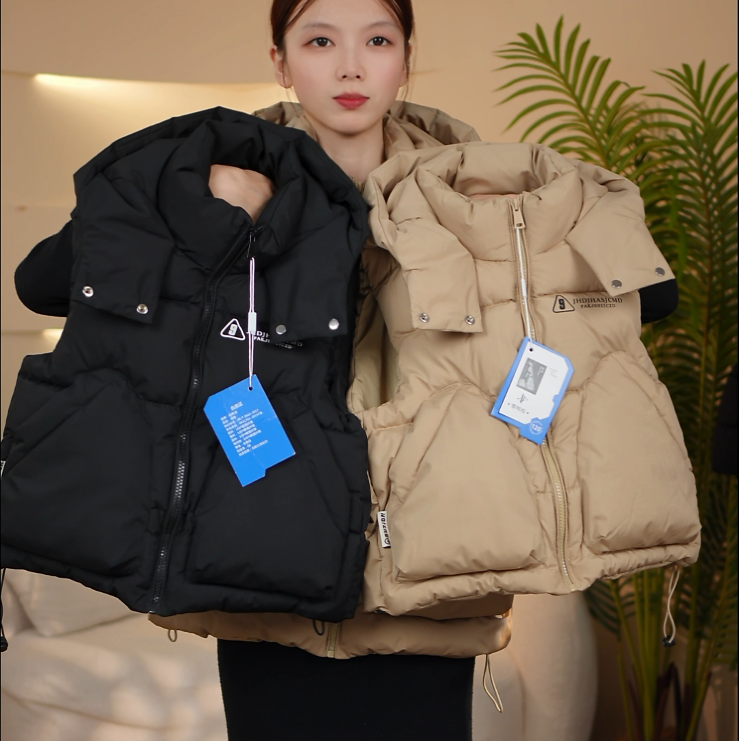 (校服神器)2025新款儿童棉马甲秋冬款马夹男女童中小童厚外套胡.