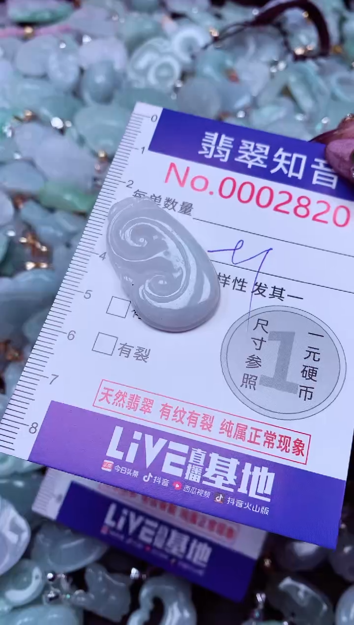 吊坠(不含链)未镶嵌翡翠2820