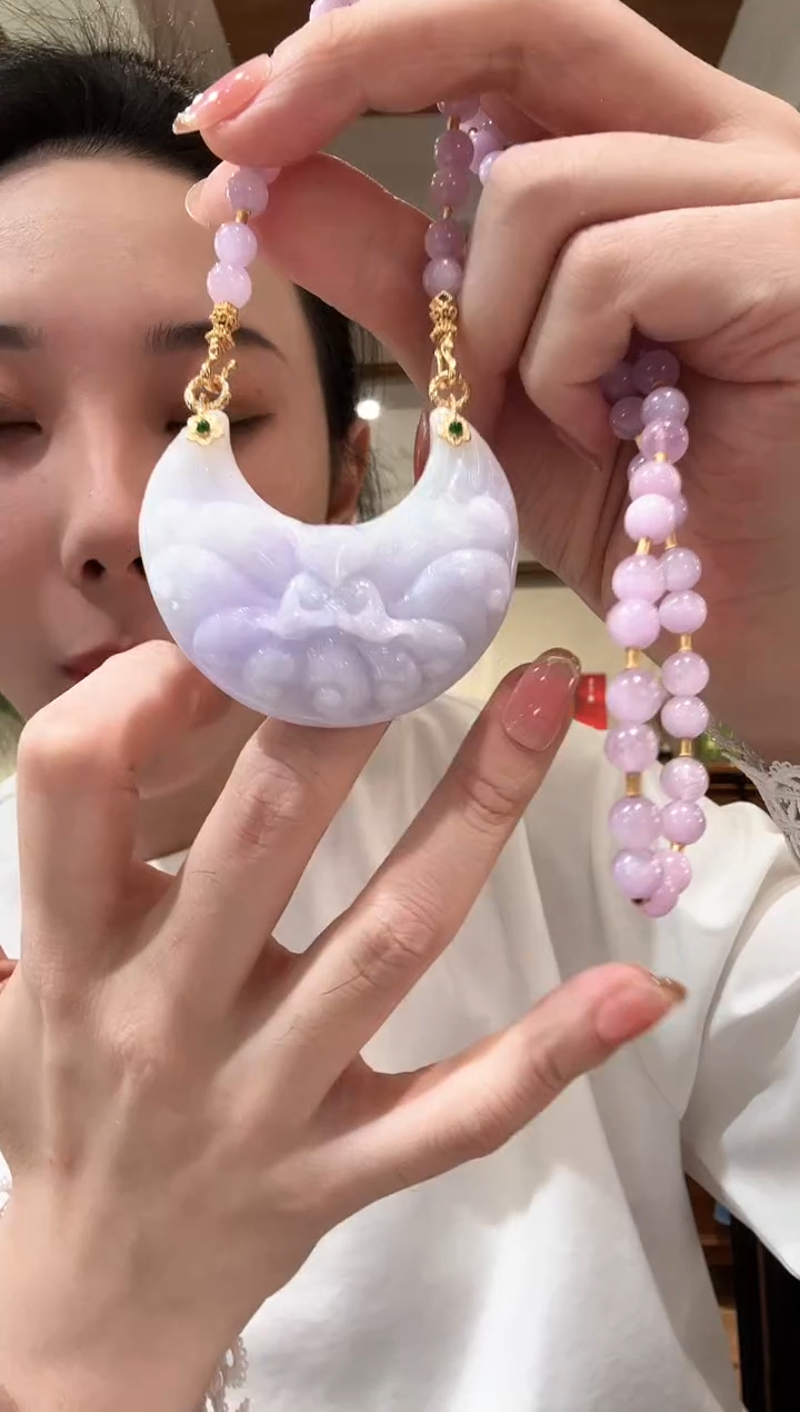 【闪购商品】翡翠颈饰未镶嵌国风