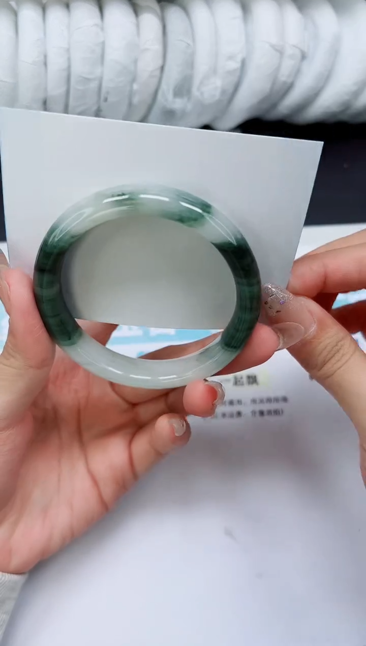 未镶嵌手镯石英质玉A75-56/57