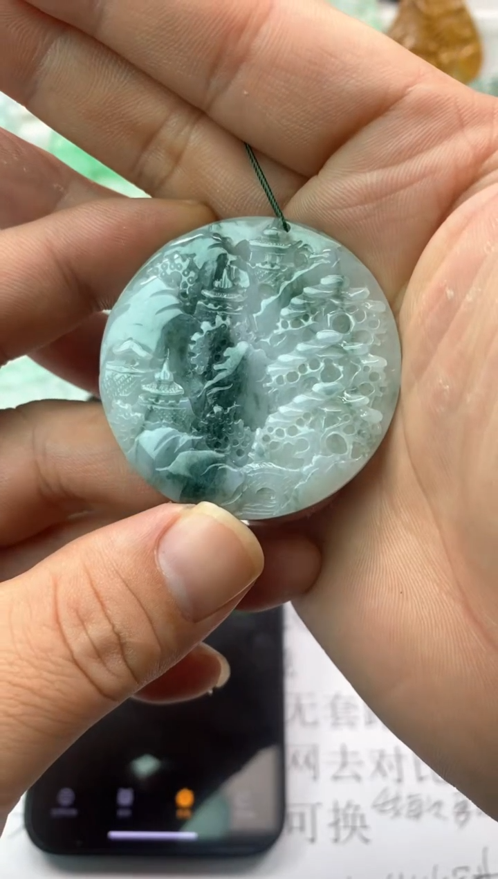 【闪购商品】翡翠颈饰未镶嵌天然A货翡翠