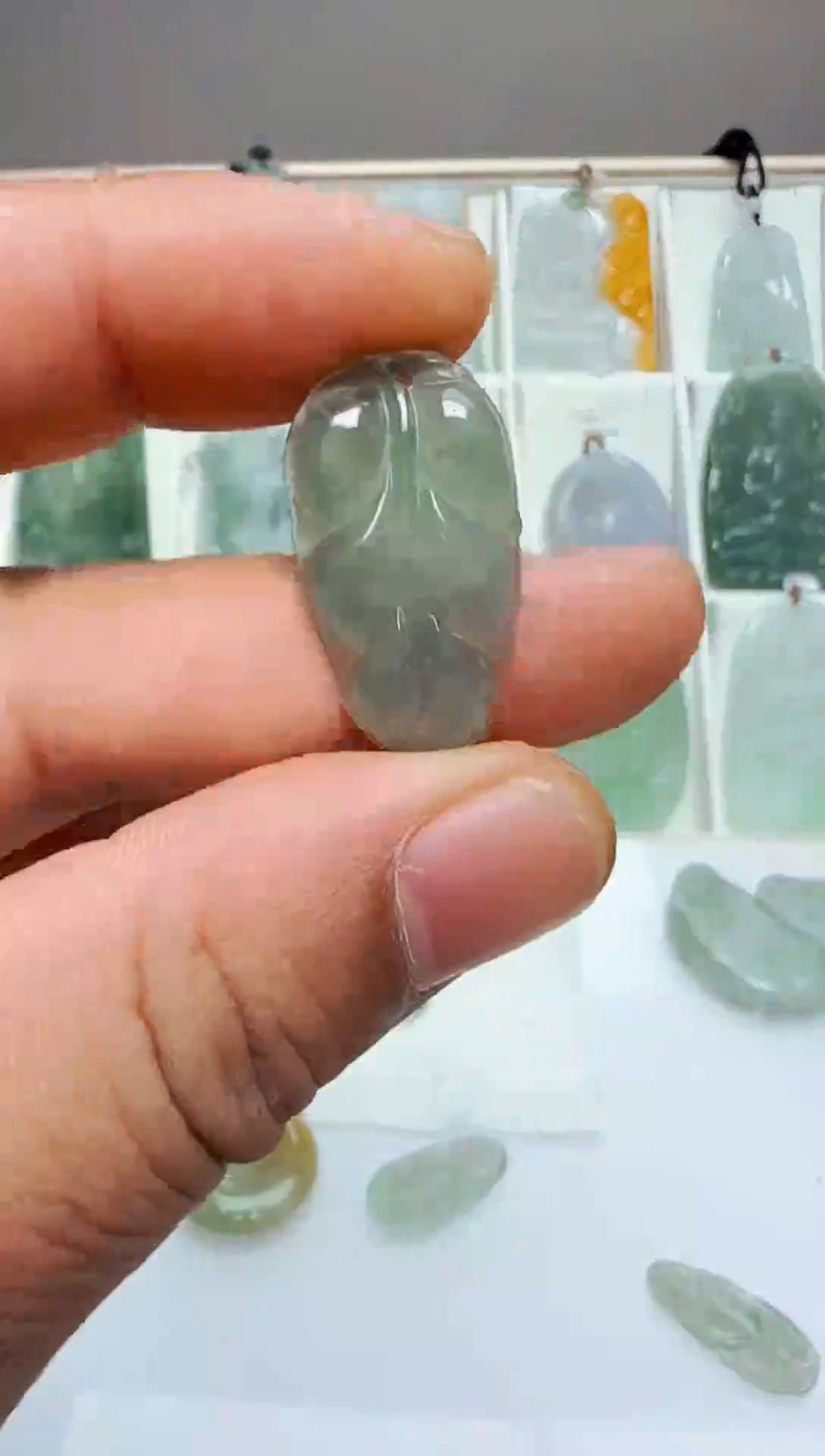 【闪购商品】翡翠颈饰未镶嵌缅甸天然A货翡翠